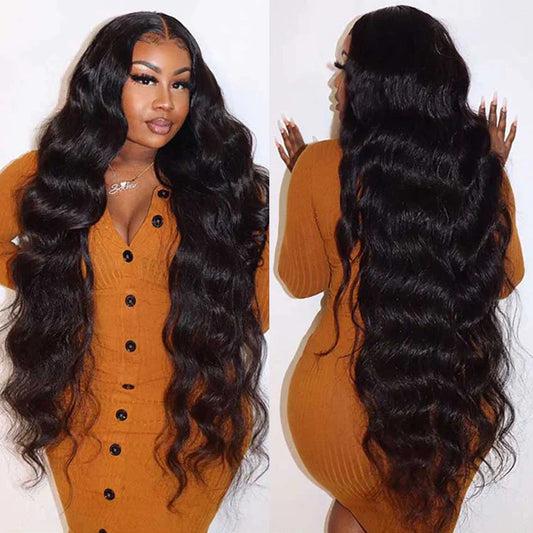 Glueless Bob Wigs Human Hair Pre Plucked Pre Cut Wear and Go Glueless Curly Wigs for Black Women 5x5 HD Lace Closure Wigs Wet and Wavy Deep Wave Lace Frontal Wigs Human Hair (14 Inch)