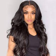 30 Inch 13x6 HD Lace Front Wigs Human Hair Pre Plucked Brazilian Straight Human Hair Wigs for Black Women 13x6 Lace Frontal Wigs Human Hair with Baby Hair 200% Density Natural color