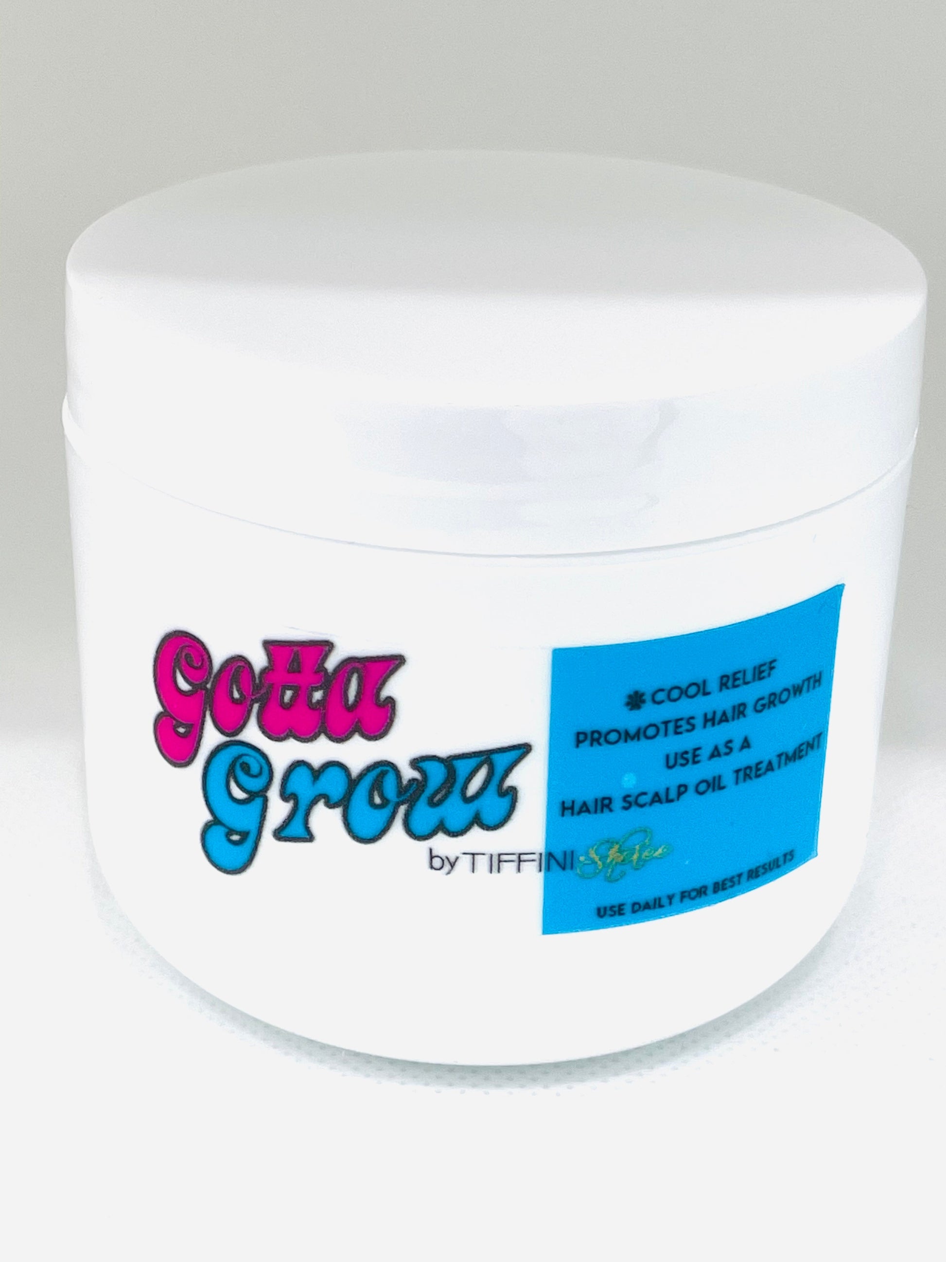 Gotta Grow hair grow grease is formulated with a special blend of natural oils to stimulate healthy hair growth, promoting a fuller and longer look in just weeks. It's a simple and effective solution for hair growth and maintenance.