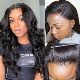 The wig is made with high-quality heat-resistant synthetic fibers, designed to mimic human hair and styled with ease.High Quality 100% Human Hair Lace Front Wigs, Best Lace Wigs Can be Dyed or Bleached, Can be Restyled, Tangle Free, Shedding Free