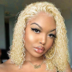 30 Inch 613 Lace Front Wig Human Hair 5x5 Straight 613 HD Lace Frontal Wig Human Hair Pre Plucked Bleached Knots for Women(30Inch, Blonde)