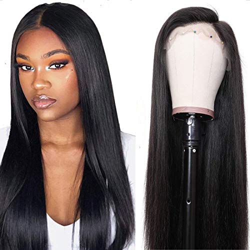 30 Inch Deep Wave Lace Front Wigs Human Hair Pre Plucked Glueless Wigs Human Hair With Elastic Band 150% Density Deep Wave Human Hair Wigs for Black Women 13x4 HD lace Frontal Wigs Human Hair